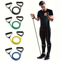 Resistance Bands with Handles for Home Workouts - Yoga Pilates Fitness