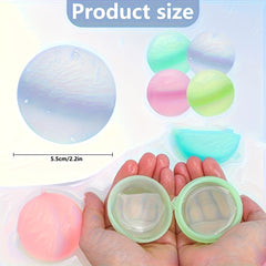 12pcs Reusable Silicone Water Balloons Set for Adults and Teens - Pool Toy