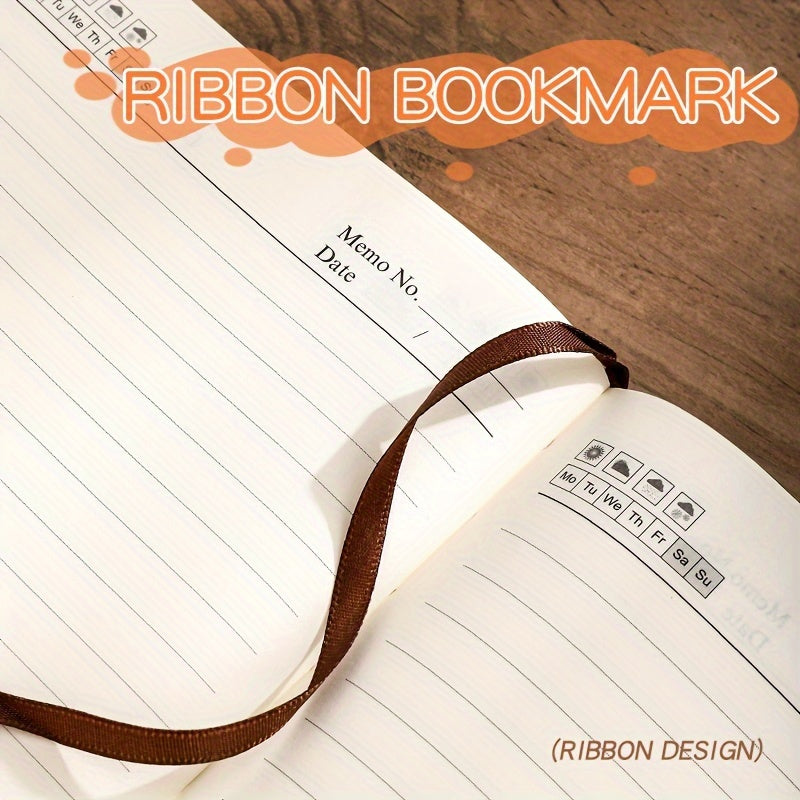 Personalized A5 PU Leather Notebook with Name - Durable & Stylish for Journaling