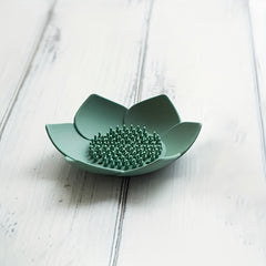 Lotus Flower Soap Dish with Drainage for Bathroom Shower