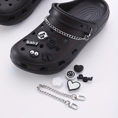 12pcs Cartoon Shoe Charm Sandal Slipper Buckle Set