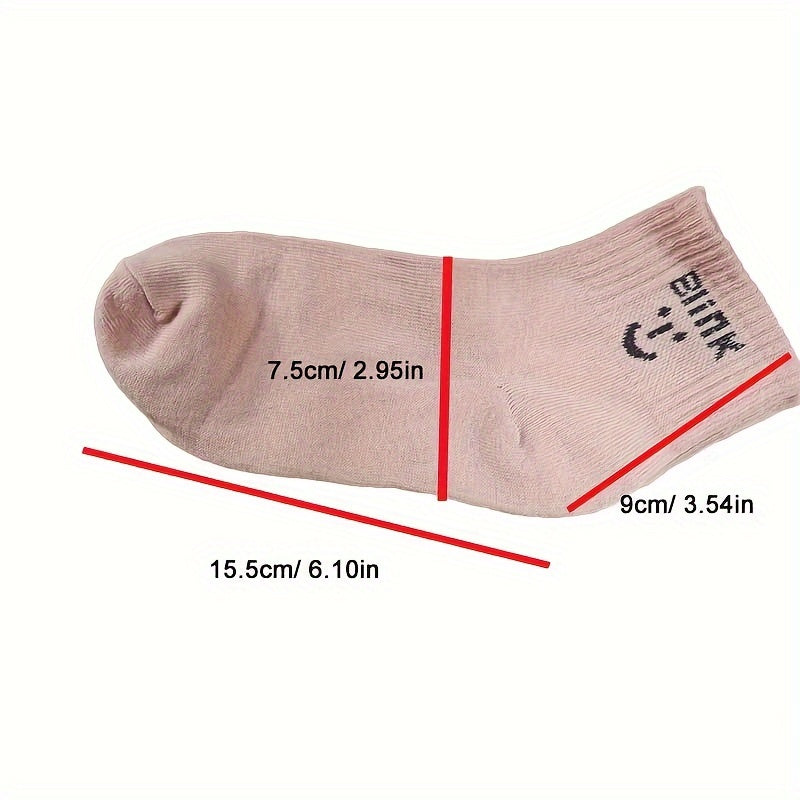 Cartoon Bear Print Socks - Comfy & Breathable Women's Mid Tube Stockings