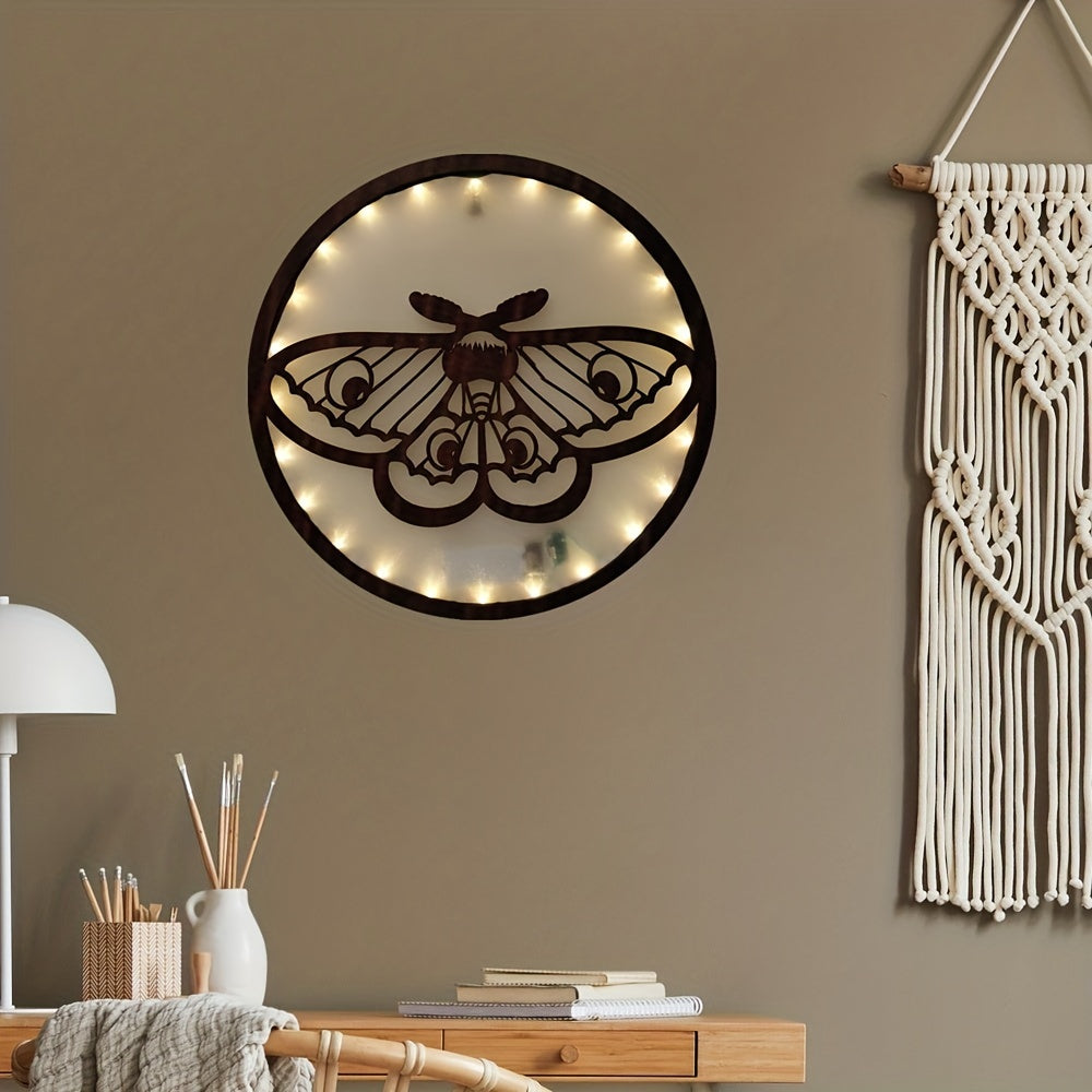 LED Lights Wooden Home Decoration Butterfly Series Hanging Light