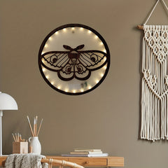 LED Lights Wooden Home Decoration Butterfly Series Hanging Light