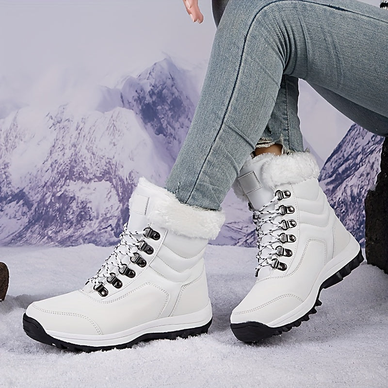 Women's Non-slip Snow Boots High Top Hiking Boots