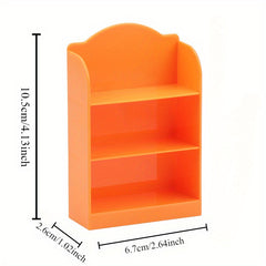 Mini Supermarket Shelf Decoration with Tiny Food Items