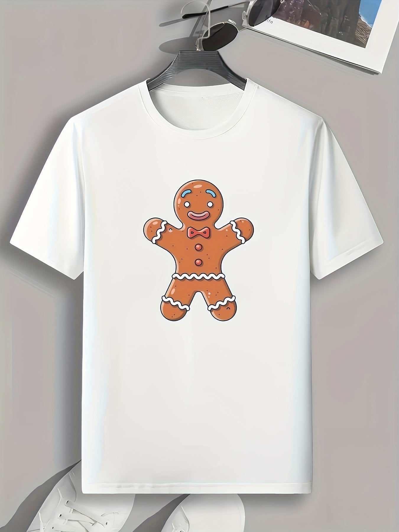 Gingerbread Man Graphic T-shirt for Men