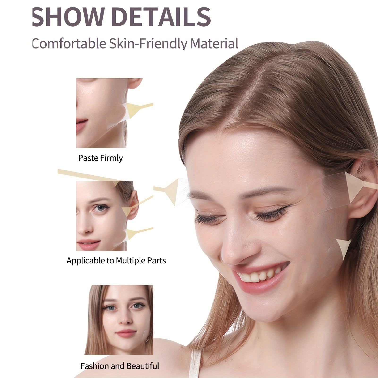 20pcs Invisible V Face Lifting Sticker Neck and Eye Lifting Paste