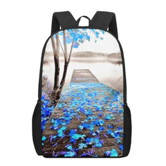 Butterfly Watercolor School Backpack Kids