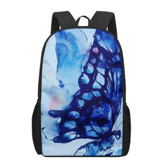 Butterfly Watercolor School Backpack Kids