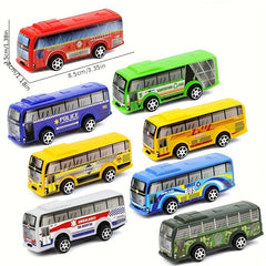 Simulation Bus Car Toy Big Bus Model Christmas Halloween Thanksgiving Gift