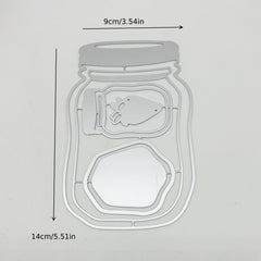 1pc Bottle DIY Metal Embossing Scrapbooking Cutting Die