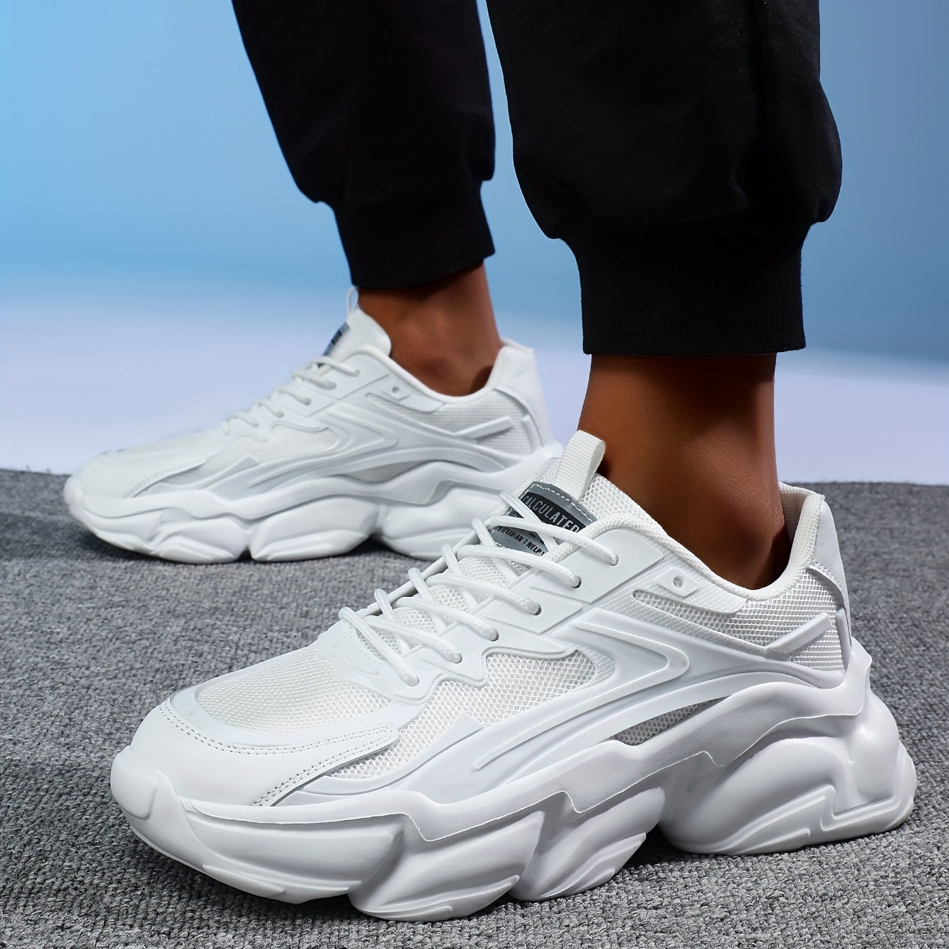 Men's Mesh Chunky Sneaker Wear-resistant Casual Shoes
