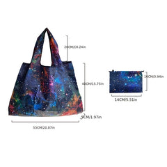 Cartoon Grocery Bags Large Capacity Foldable Washable Eco-Friendly