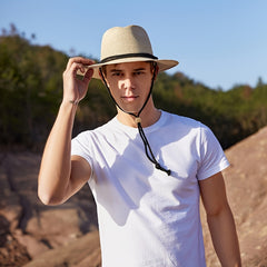 Men's Bucket Hat Sunscreen Outdoor Sun Hat