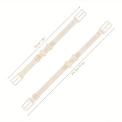 Adjustable Bra Strap Clips Elastic Shoulder Belt Buckle