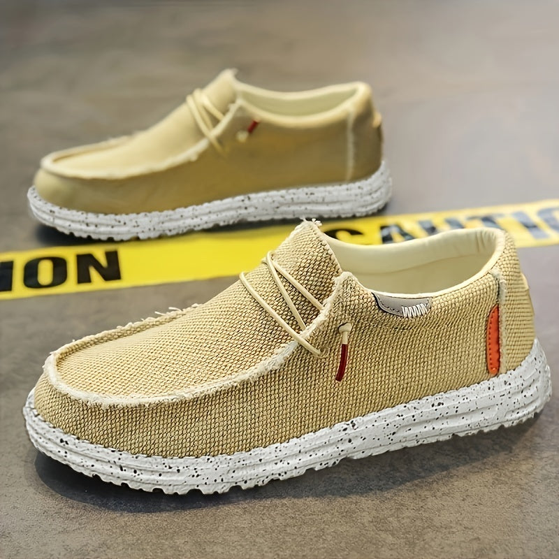 Men's Canvas Loafers Breathable Non Slip Sneakers