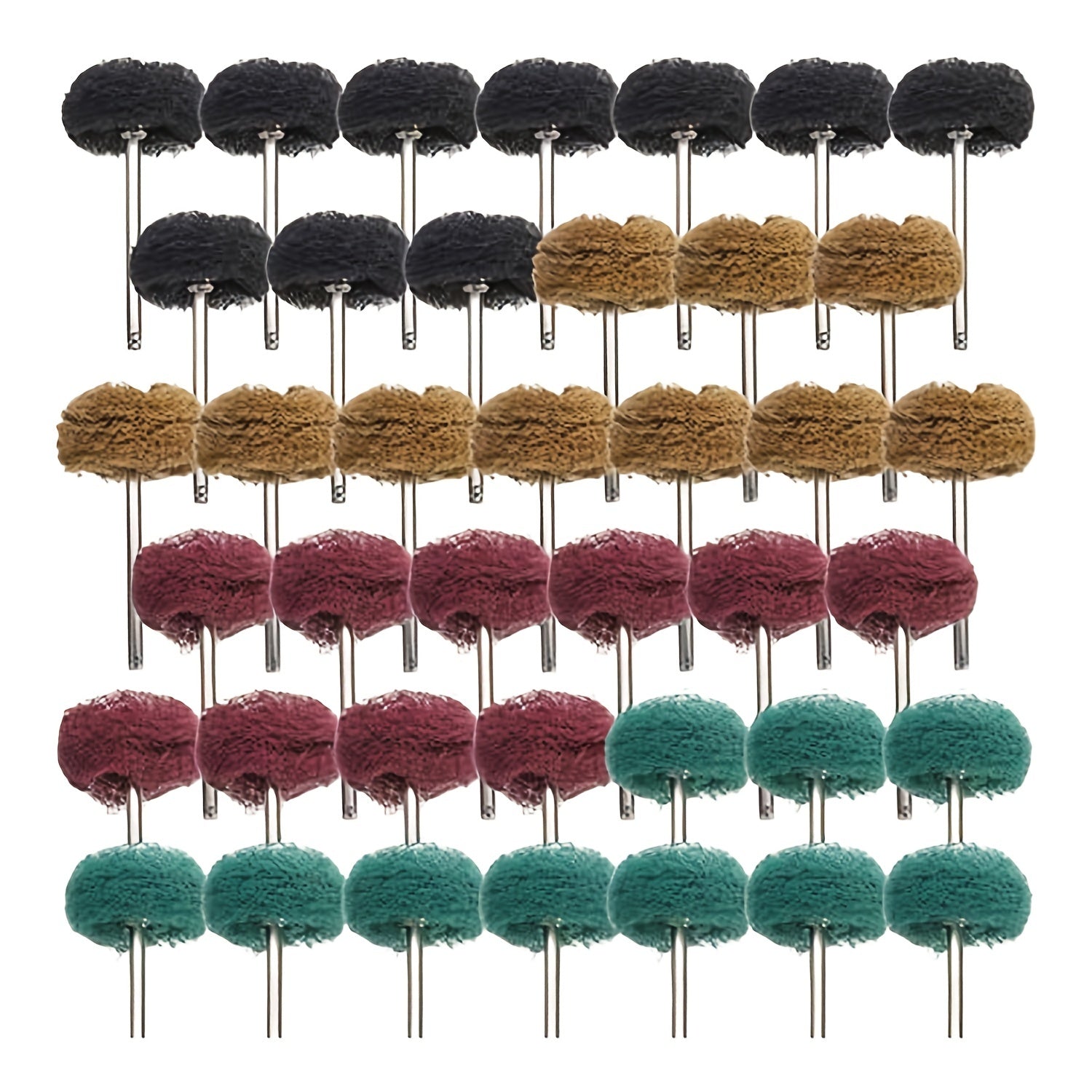 40pcs Abrasive Buffing & Polishing Wheel Set for Rotary Tool