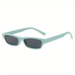 Men's Small Square Frame Sunglasses with Anti-pressure Box
