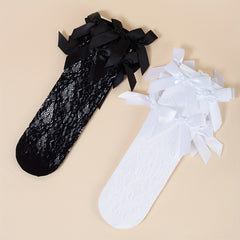 Sweet Lace Calf Socks Lolita Knee High Stockings