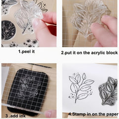 Silicone Transparent Stamp For Card Making Cutting Dies Supplies For Crafts DIY