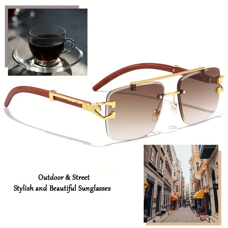 Retro Square Sunglasses Men Women Sun Glasses Men Travelling Eyewear