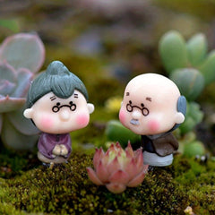 2pcs Fairy Garden Figurines for Magical Landscapes
