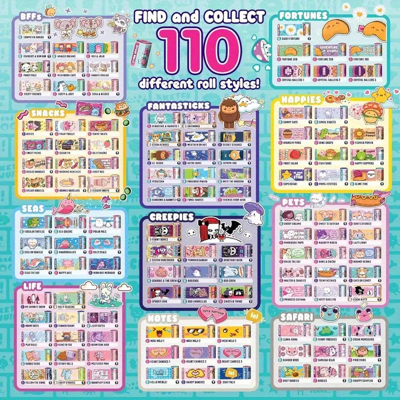 110pcs DIY Handstring Stickers Set Colorful Beads & Stickers for Journals Crafts