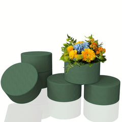 4pcs Round Flower Foam Block Wet Flower Foam Polyethylene Foam
