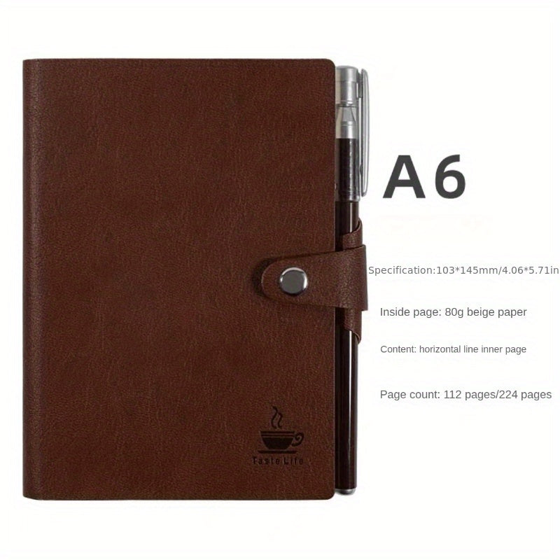Soft Leather Portable Notebook Stationery Notebook Business Small Fresh