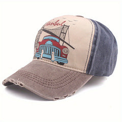 Truck Baseball Cap Visor Hat Matching Duck Tongue Pure Hat