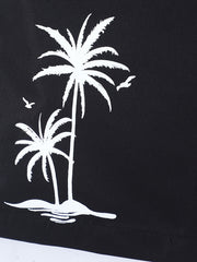 Boys Coconut Trees Shorts Summer Kids Clothes