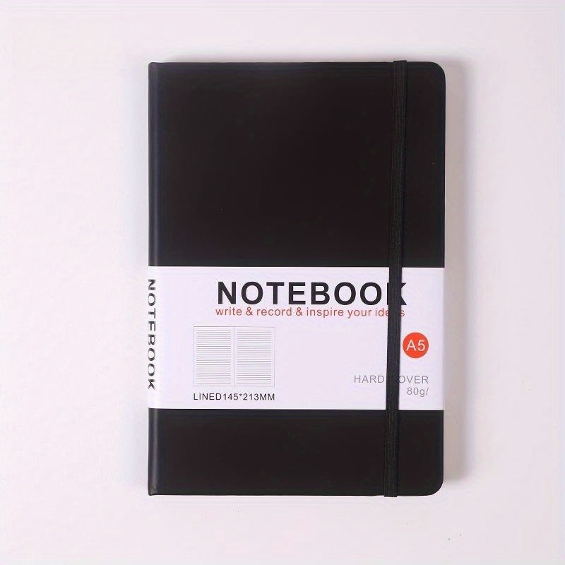 A5 Notebook Business Notepad with Elastic Strap - Summer Scratch Paper