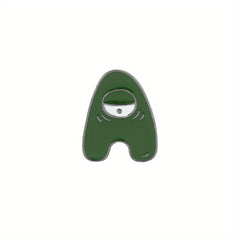 Funny Letter Enamel Pins Metal Badges Cartoon Brooches Hat Backpacks