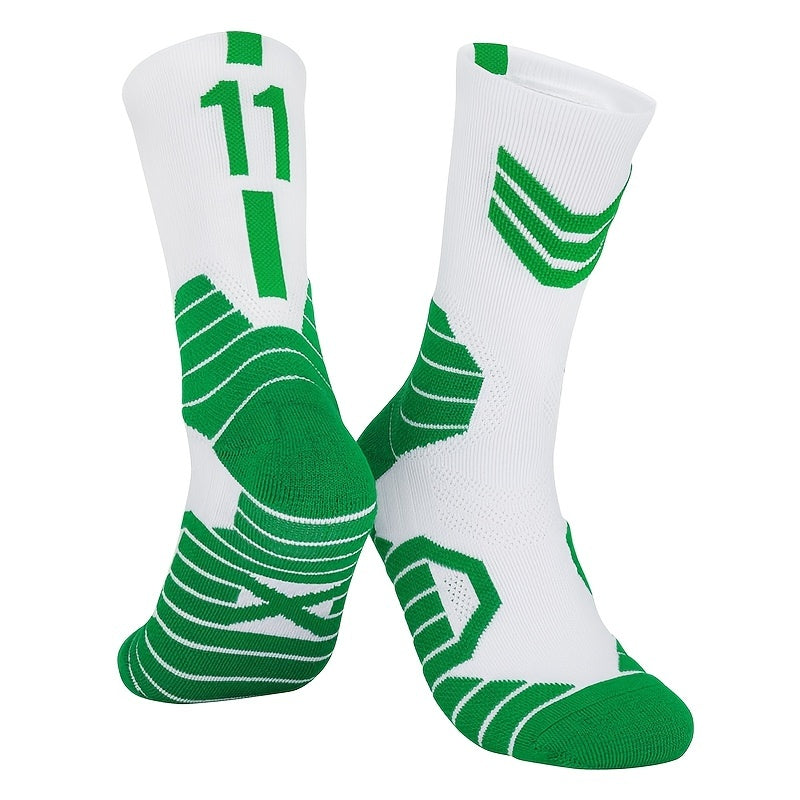 Adult Basketball Socks Breathable Sweat Absorbing Non Slip