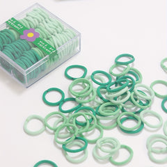 90pcs Candy Hair Tie Elastic Hair Rope Ponytail Holder Hair Accessories