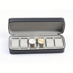 8 Grid PU Leather Glasses Display Box Sunglasses Storage Box