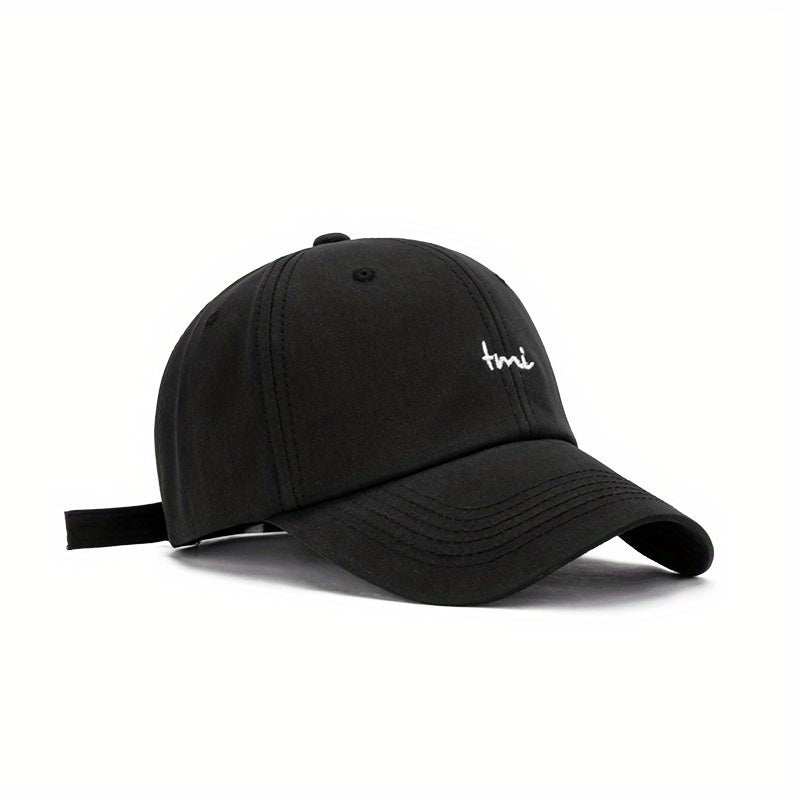 Embroidery Baseball Cap Solid Sun Hat Unisex Sunscreen Dad Hats