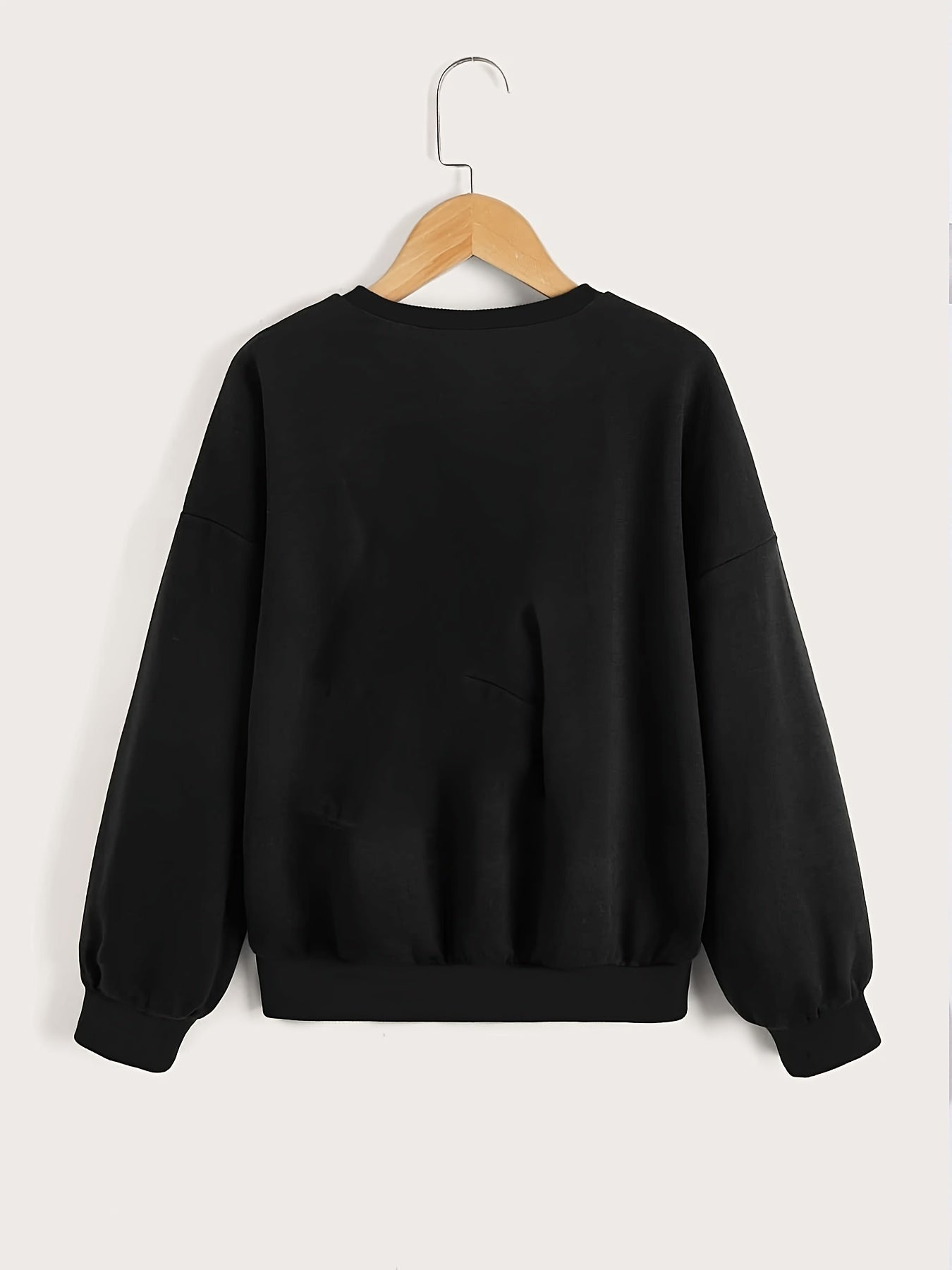 Girls' Brooklyn Graphic Long Sleeve Sweatshirt Round Neck Pullover Spring Fall
