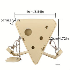 Minimalist Niche Cheese Bag Solid Crossbody Bag Women's Stylish Purse