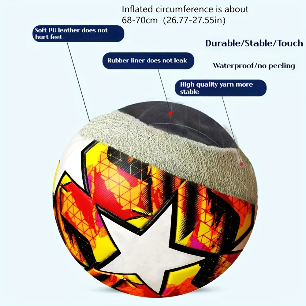 Youth Soccer Training Ball Size 5 Perfect for Game Training