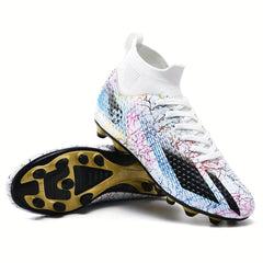 Non Slip Soccer Spikes Cleats Lightweight Turf Soccer Shoes