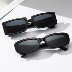 2pair Rectangle Sunglasses For Men Women UV400