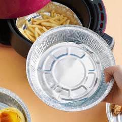 10pc Tinfoil Tray Set for Air Fryers BBQs Camping Parties