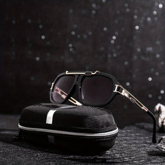 Men's Square Frame Sunglasses Unisex Steampunk Party UV Protection