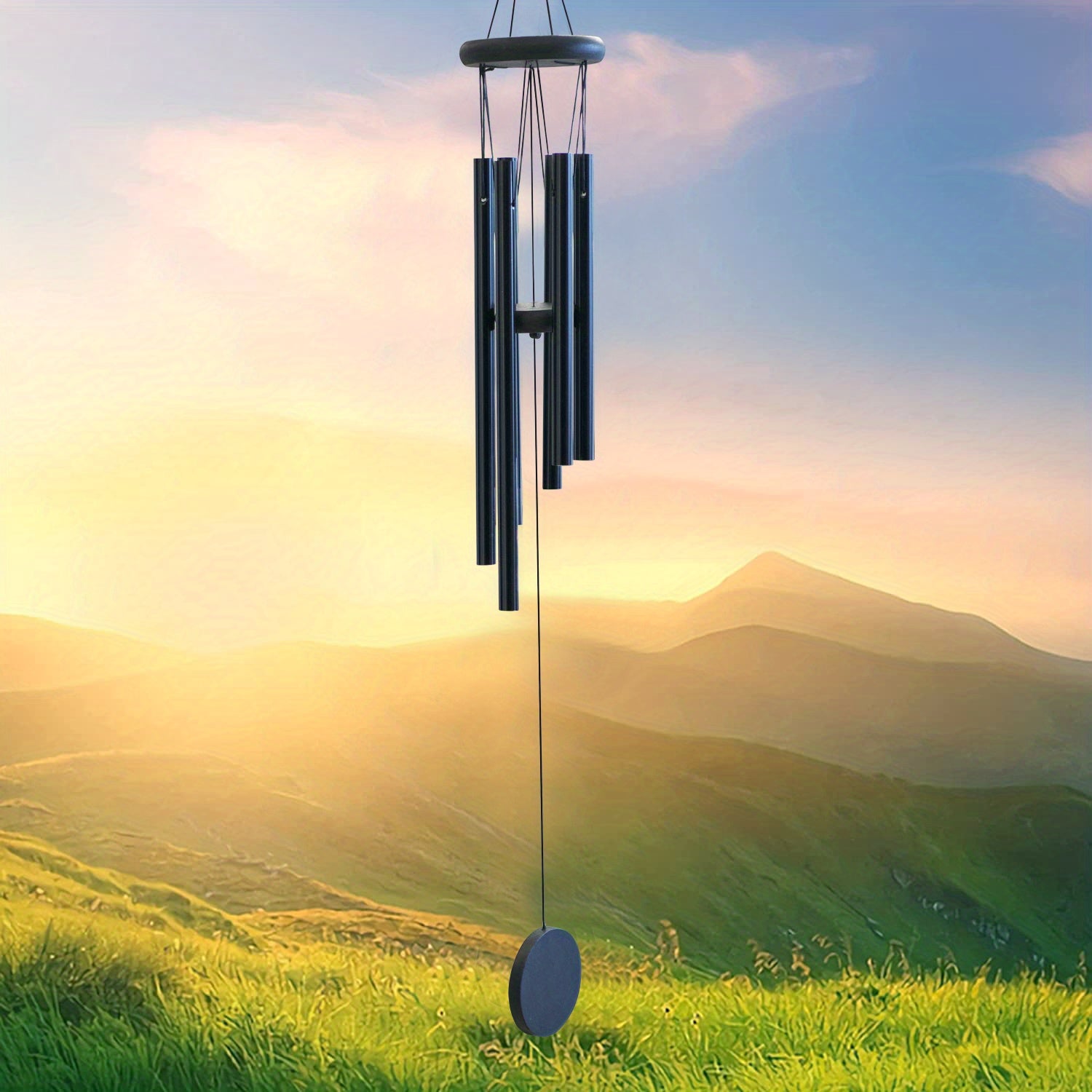 Copper Wind Chimes for Home Decor, Patio, Yard, Garden & Sympathy Gift