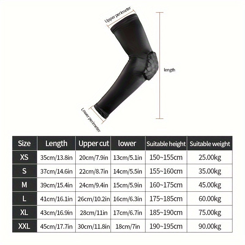Elbow Protection Sleeve Arm Band Sports Gear Honeycomb Anti collision