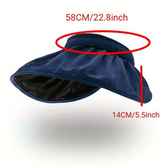 Sunscreen Shell Visor Hat Wide Brim UV Protection Headband Sun Hat For Women