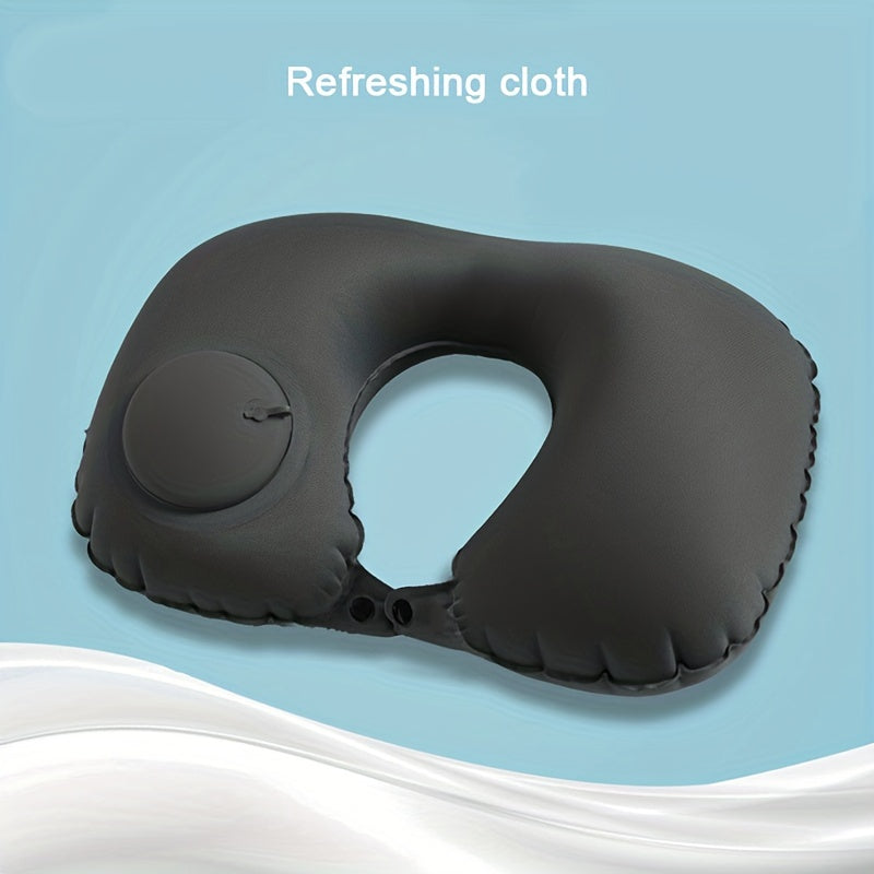 Inflatable U-Shaped Pillow for Comfortable Travel