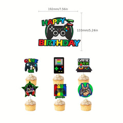 25pcs Game Handle Theme Birthday Party Balloon Set Decoration Supplies